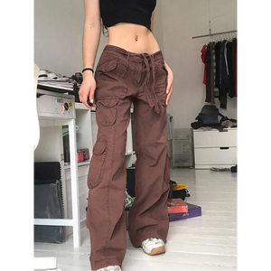 Women’s Casual Vintage Workwear Wide Leg Loose Straight