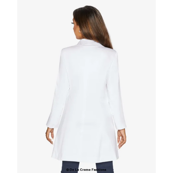 Women’s Double Breasted Longline Blazer - Coats & Jackets