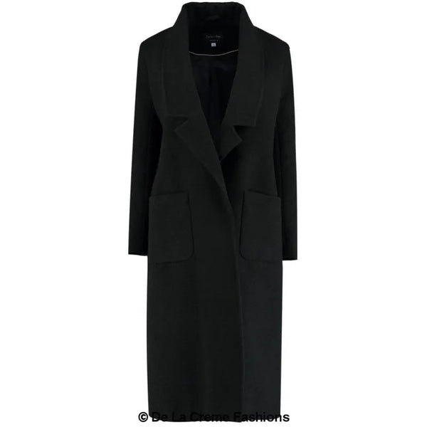 Women’s Faux Wool Wrap Coat - Coats & Jackets