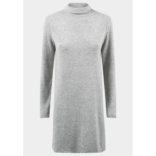 Women’s Grey Soft Fleece Jumper Dress - Dresses
