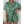 Women’s Striped Cropped Shirt + Shorts Pajama Set - Green
