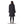 Womens Wool Blend Faux Fur Trim Midi Coat - Coats & Jackets