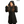 Womens Wool Feel Double Breasted Hooded Coat - UK 12/EU
