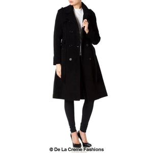 Wool and Cashmere Blend Military Coat - Coats & Jackets