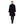 Wool Blend Oversized Velvet Trim Swing Coat - Coats &