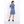 Wrap Front Mini Dress In Blue Polka Dot - Dresses