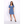 Wrap Front Mini Dress In Blue Polka Dot - Dresses