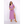 Wrap Front Split Leg Maxi Dress In Lilac Daisy Dot Print -