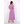 Wrap Front Split Leg Maxi Dress In Lilac Daisy Dot Print -